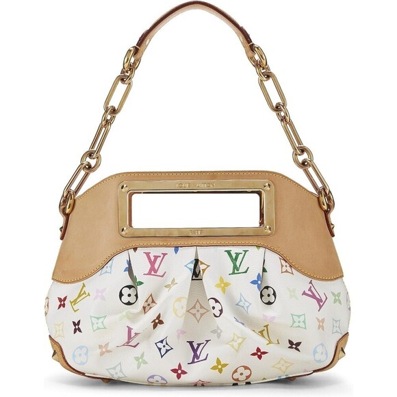 TAKASHI Murakami x Louis Vuitton White Monogram Multicolore Judy PM - Picture 4 of 6